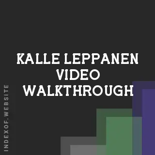 Kalle Leppanen Video Walkthrough | Indexof