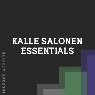 Kalle Salonen Essentials | Indexof