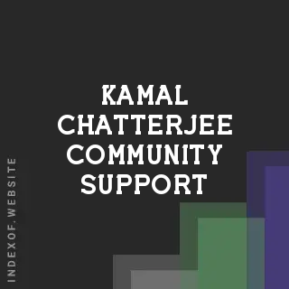 Kamal Chatterjee Community Support | Indexof
