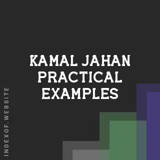 Kamal Jahan Practical Examples | Indexof