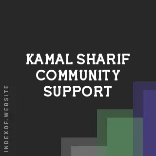 Kamal Sharif Community Support | Indexof