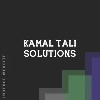 Kamal Tali Solutions | Indexof