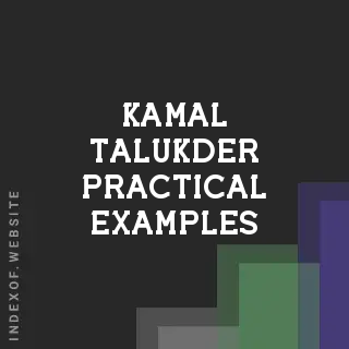 Kamal Talukder Practical Examples | Indexof