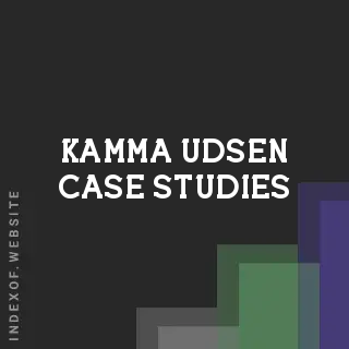 Kamma Udsen Case Studies | Indexof
