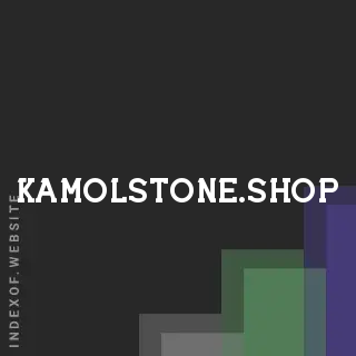 kamolstone.shop by Alfred Udsen site -  Indexof