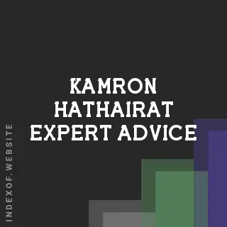 Kamron Hathairat Expert Advice | Indexof