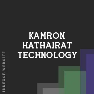 Kamron Hathairat Technology | Indexof