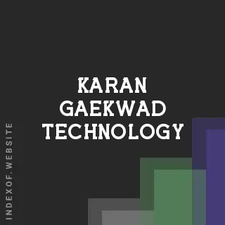 Karan Gaekwad Technology | Indexof