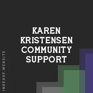 Karen Kristensen Community Support | Indexof