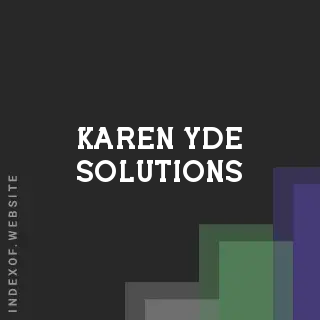 Karen Yde Solutions | Indexof