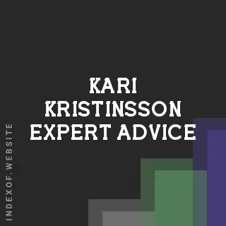 Kari Kristinsson Expert Advice | Indexof