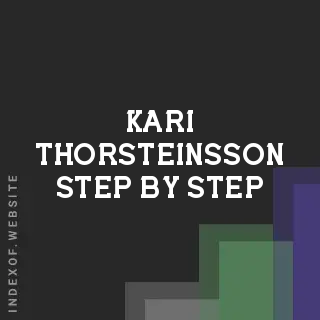 Kari Thorsteinsson Step-by-Step | Indexof