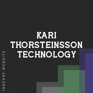 Kari Thorsteinsson Technology | Indexof