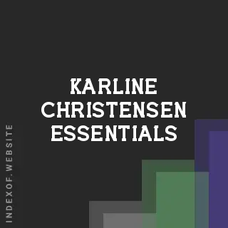 Karline Christensen Essentials | Indexof