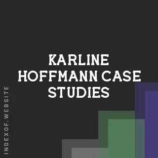 Karline Hoffmann Case Studies | Indexof