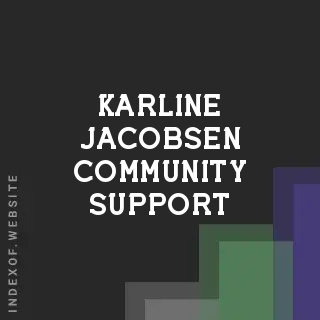 Karline Jacobsen Community Support | Indexof