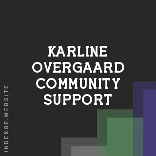 Karline Overgaard Community Support | Indexof