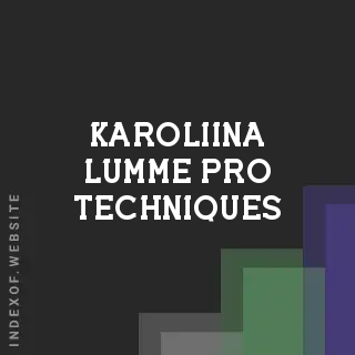 Karoliina Lumme Pro Techniques | Indexof