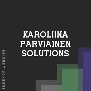 Karoliina Parviainen Solutions | Indexof