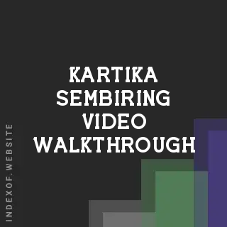 Kartika Sembiring Video Walkthrough | Indexof
