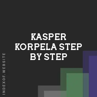 Kasper Korpela Step-by-Step | Indexof