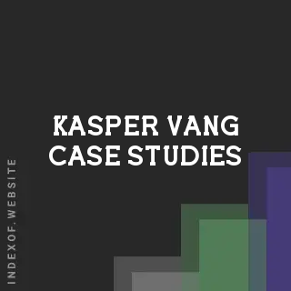 Kasper Vang Case Studies | Indexof