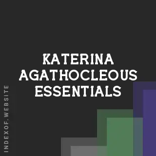 Katerina Agathocleous Essentials | Indexof