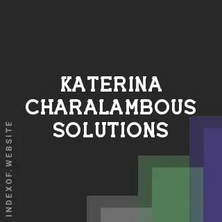 Katerina Charalambous Solutions | Indexof