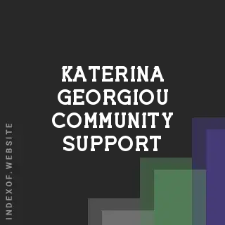 Katerina Georgiou Community Support | Indexof