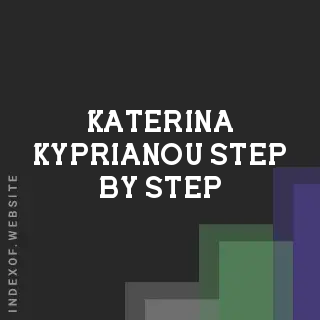 Katerina Kyprianou Step-by-Step | Indexof