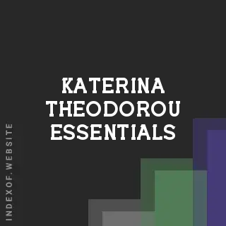 Katerina Theodorou Essentials | Indexof