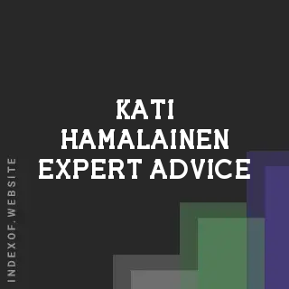 Kati Hamalainen Expert Advice | Indexof