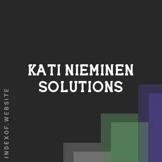 Kati Nieminen Solutions | Indexof