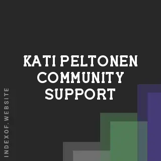 Kati Peltonen Community Support | Indexof