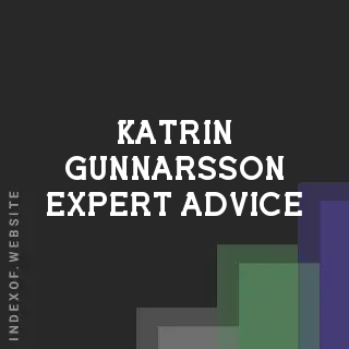 Katrin Gunnarsson Expert Advice | Indexof