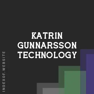 Katrin Gunnarsson Technology | Indexof