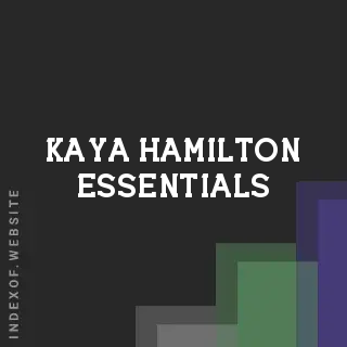 Kaya Hamilton Essentials | Indexof