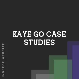 Kaye Go Case Studies | Indexof