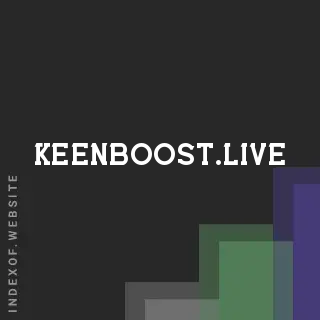 keenboost.live by Ignacio Pena site -  Indexof
