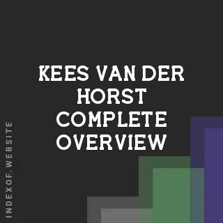 Kees van der Horst Complete Overview | Indexof