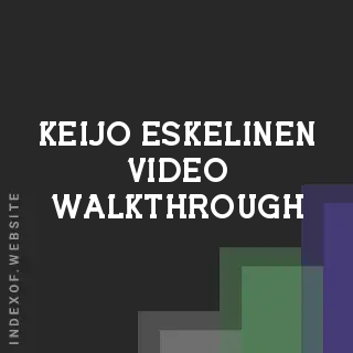 Keijo Eskelinen Video Walkthrough | Indexof