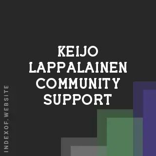 Keijo Lappalainen Community Support | Indexof