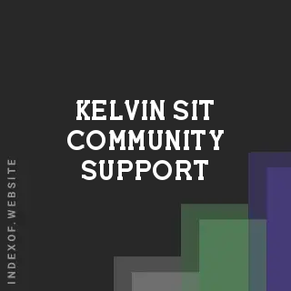 Kelvin Sit Community Support | Indexof