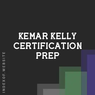 Kemar Kelly Certification Prep | Indexof