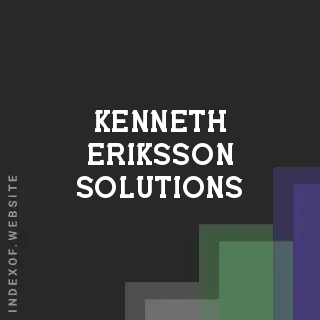 Kenneth Eriksson Solutions | Indexof