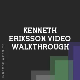Kenneth Eriksson Video Walkthrough | Indexof