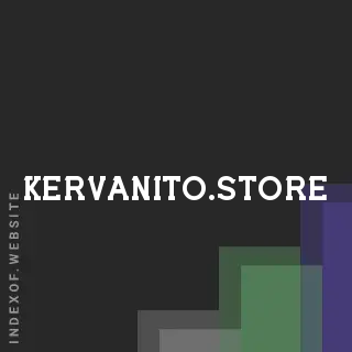 kervanito.store by Jaap van de Putten site -  Indexof