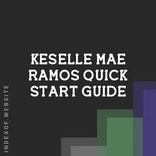 Keselle Mae Ramos Quick Start Guide | Indexof