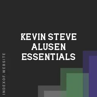 Kevin Steve Alusen Essentials | Indexof