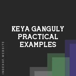 Keya Ganguly Practical Examples | Indexof